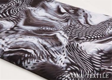 Snake Tiger Lilly Print Tkanina poliestrowa elastanowa Elastyczna elastyczna koszulka kąpielowa