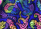 Dwukierunkowa dzianinowa tkanina Stretch Bright Neon Fluo Colors Printed Digital