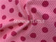 Poliester z mikrofibry Różowa tkanina na stroje kąpielowe z recyklingu Oddychająca dla pań