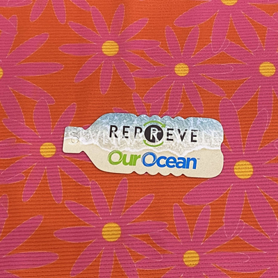 Eco Friendly Rib Recycled Swimwear Fabric 125cm Szerokość 320gsm