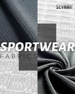 160 cm szerokości UV ochrona 50+ tkanin biegowych z poliesterem z recyklingu dla odzieży aktywnej o wysokiej wydajności