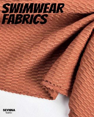 Premium teksturowana tkanina kąpielowa o szerokości 130 cm, wadze 250 gm i z recyklingu nylon kompozycja dla kostiumów kąpielowych o wysokiej wydajności