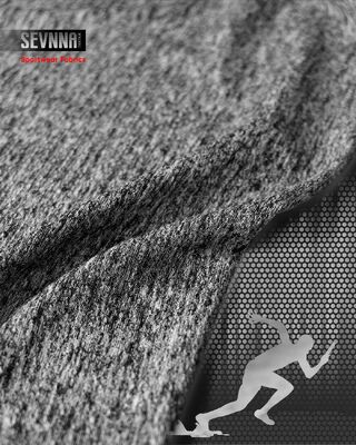 Miękki, rozciągliwy materiał na legginsy o wysokiej elastyczności i właściwościach odprowadzających wilgoć, idealny do odzieży sportowej i codziennej