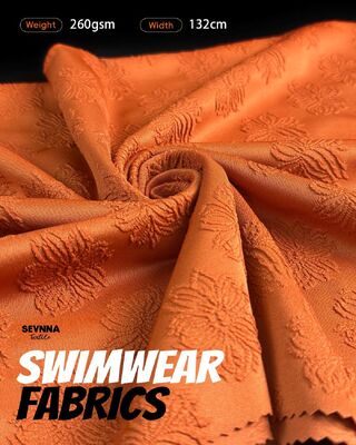 Zrównoważona tkanina z poliestru z recyklingu o masie 260 gm, szerokości 132 cm i praniu maszynowym dla ekologicznych tekstyliów