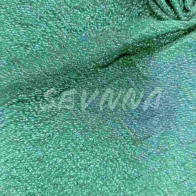 Odzież aktywna z włókien z recyklingu Tkanina dziana 77%Nylon z recyklingu 6%Srebrne metaliczne 17%Spandex do prania maszynowego