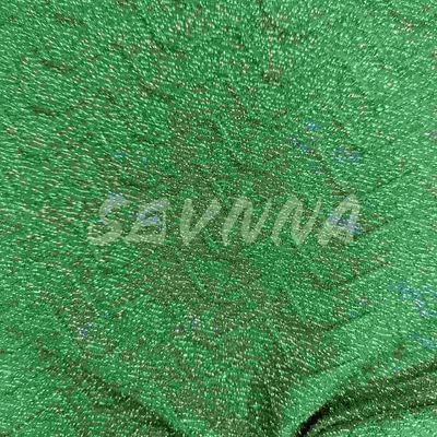 Odzież aktywna z włókien z recyklingu Tkanina dziana 77%Nylon z recyklingu 6%Srebrne metaliczne 17%Spandex do prania maszynowego