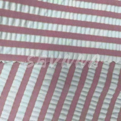 Tkanina poliestrowa z spandeksu o wysokim rozciąganiu do ubioru kąpielowego 55%Poliester z recyklingu 40%Nylon 5%EL