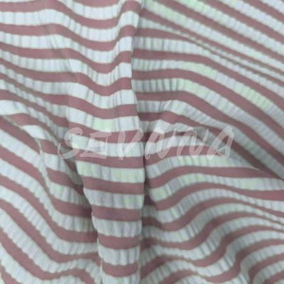 Tkanina poliestrowa z spandeksu o wysokim rozciąganiu do ubioru kąpielowego 55%Poliester z recyklingu 40%Nylon 5%EL