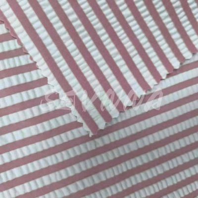 Tkanina poliestrowa z spandeksu o wysokim rozciąganiu do ubioru kąpielowego 55%Poliester z recyklingu 40%Nylon 5%EL