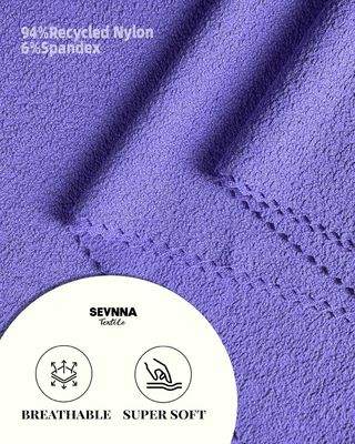 120 cm szerokości Tkanina z tworzyw sztucznych z materiałów z recyklingu w trwałym wzorze dla zrównoważonych ubrań kąpielowych