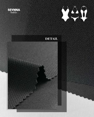 Alternatywy dla tkanin o fakturze do pływania 81% nylon z recyklingu 19% spandex do ekologicznych strojów kąpielowych