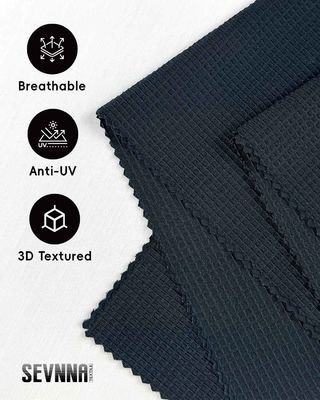 160 cm szerokości UV ochrona 50+ tkanin biegowych z poliesterem z recyklingu dla odzieży aktywnej o wysokiej wydajności