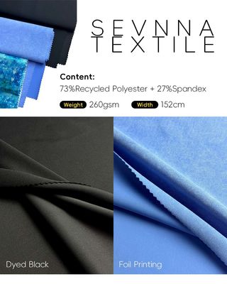 Dostosowywalna tkanina do użycia w jogi o szerokości 152 cm i okrągłej dzianinie dla optymalnego komfortu i stylu