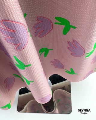 180 g masy tkaniny podwójnej dzianiny do noszenia latem i jesienią z przyjaznym dla środowiska 87% nylonem z recyklingu