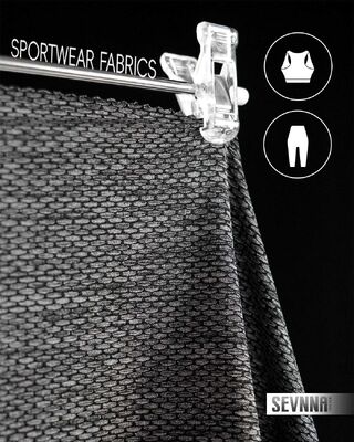 Dzianina podwójna o szerokości 160cm, skład: 60% nylon, 28% poliester, 12% spandex, gramatura 165gsm, przeznaczona do produkcji trwałych ubrań