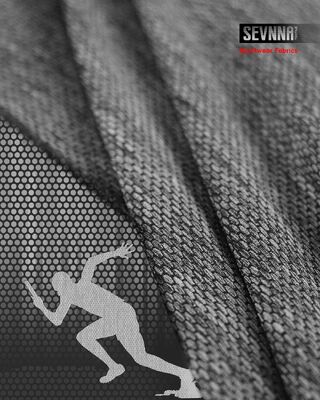 Dzianina podwójna o szerokości 160cm, skład: 60% nylon, 28% poliester, 12% spandex, gramatura 165gsm, przeznaczona do produkcji trwałych ubrań