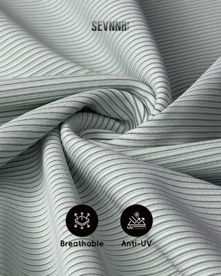 Oddychająca wilgotność Wicking Yoga Wear Tkanina z rozciągającym się anty-zapachem i okrągłą dzianiną do odzieży aktywnej