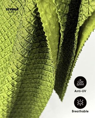 285 gm Chlor-odporny, szybko wysuszający się, przetworzony materiał z kostiumów kąpielowych dla zrównoważonych, przyjaznych środowisku kostiumów kąpielowych