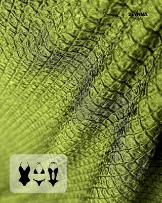 285 gm Chlor-odporny, szybko wysuszający się, przetworzony materiał z kostiumów kąpielowych dla zrównoważonych, przyjaznych środowisku kostiumów kąpielowych