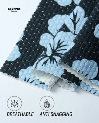 Wygodna dzianina podwójna, idealna do odzieży, odzieży codziennej i tapicerki, zapewniająca oddychalność i miękkość.