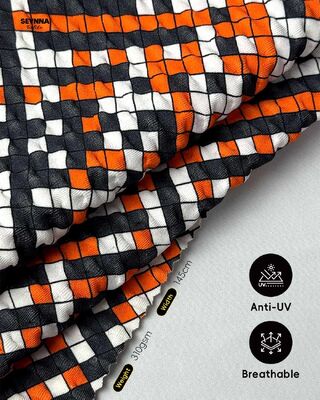 Wysokiej odporności na barwy tkanina do pływania z UPF 50+ ochroną przeciwsłoneczną i 95% recyklingu nylonu