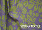 Kwiatowe wzory Lycra Fabric z recyklingu Niestandardowe tkaniny Knit Warp Knitting