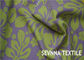 Kwiatowe wzory Lycra Fabric z recyklingu Niestandardowe tkaniny Knit Warp Knitting
