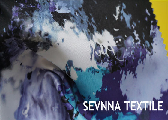 190-200GSM 85% poliestru poddanego recyklingowi + 15% tkaniny Spandex Wet Print YCTP-064