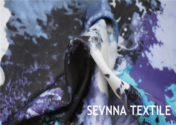 190-200GSM 85% poliestru poddanego recyklingowi + 15% tkaniny Spandex Wet Print YCTP-064