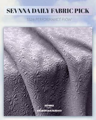 Tekstylia kąpielowe 320 g/m² UPF 50+ o teksturowanej powierzchni, o wysokiej odporności na chlor, do produkcji trwałych strojów kąpielowych