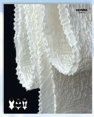 Machine Washable Recycled Swimwear Fabric Sustainable Material Offering Comfort and Durability for Swimwear Applications