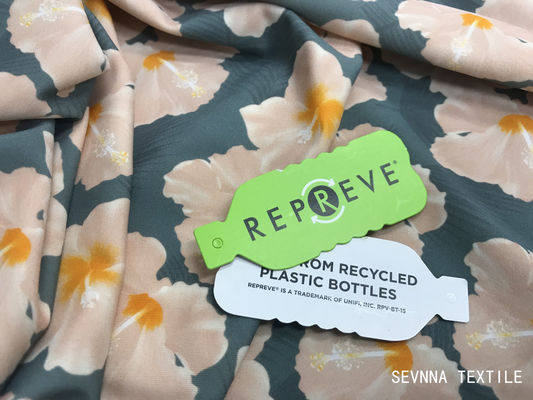 Recyklingowa odzież do jogi REPREVE Tkanina odprowadzająca wilgoć Szybkoschnąca