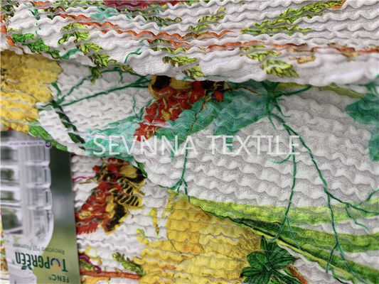 Spandex Nylon Recycled Stroje kąpielowe Tkanina Dostosowany druk z dzianiny wątkowej