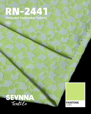 340 gm 92% Poly + 8%Spandex Tkanina poliestrowa z recyklingu RN-2441