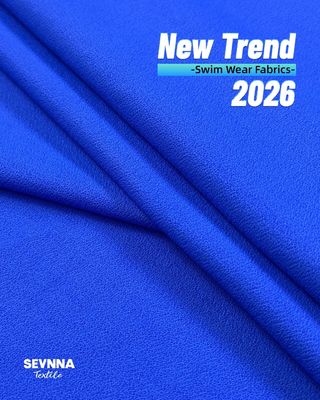Szczegóły materiału z dzianiny podwójnej 270 g/m²: 93% nylon z recyklingu, 7% spandex dla zrównoważonej i wygodnej odzieży