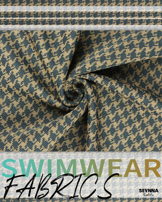 Szybkoschnąca, teksturowana tkanina do pływania o gramaturze 370 g/m² i szerokości 135 cm do wysokowydajnych strojów kąpielowych