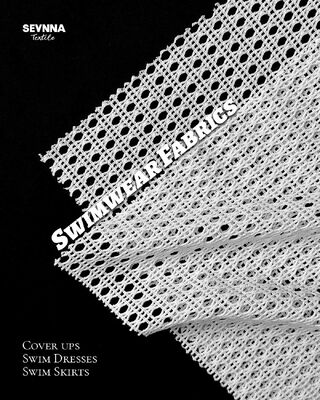 Wytrzymała dzianina poliestrowo-elastanowa o gramaturze 125 g/m² z możliwością dostosowania długości do odzieży sportowej i kostiumów kąpielowych