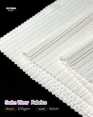 Dzianina poliestrowa z recyklingu, podwójna, z żakardowym wzorem i szerokością 160 cm, do ekologicznej odzieży