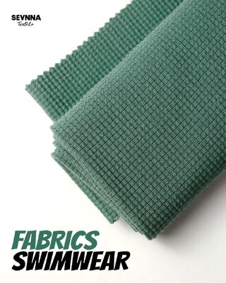 Wysokiej elastyczności teksturowana tkanina kąpielowa z 95% bawełny organicznej i 5% elastanu dla wysokiej trwałości kolorów