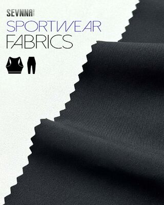 Wysokowydajna tkanina rowerowa z ochroną UV i gramaturą 190 g/m², wykonana w 79% z poliestru z recyklingu + 21% elastanu