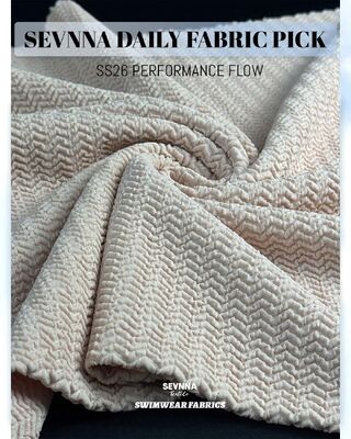 Ekologiczna tkanina na stroje kąpielowe z dwukierunkową elastycznością, szerokość 130 cm i gramatura 250 g/m² do zrównoważonych strojów kąpielowych