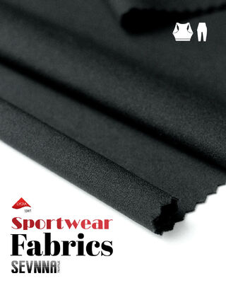 230GSM UPF 50+ Wypływający wilgoć NILIT Nylon 6.6 Lycra Tkanina do odzieży aktywnej SP7467