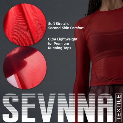 75GSM UPF 30+ Ultralekka tkanina PA LYCRA SPORT Stretch na topy do biegania SP7915