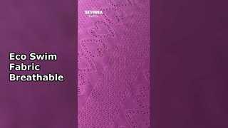 Tkanina na stroje kąpielowe z recyklingu, ekologiczna, oddychająca