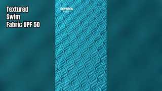 Teksturowany materiał do pływania o wysokiej odporności na chlor i nylon z recyklingu w 93% zapewniający trwałość Swi